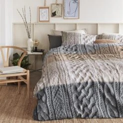 Ariadne At Home Dekbedovertrek Snug Naturel-Lits-jumeaux (240 X 200/220 Cm) -Kwaliteit Geselecteerde Dekbedovertrekkenwinkel 1000045155 0102