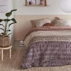 Ariadne At Home Dekbedovertrek Checks Naturel-Lits-jumeaux (240 X 200/220 Cm) -Kwaliteit Geselecteerde Dekbedovertrekkenwinkel 1000045167 0102