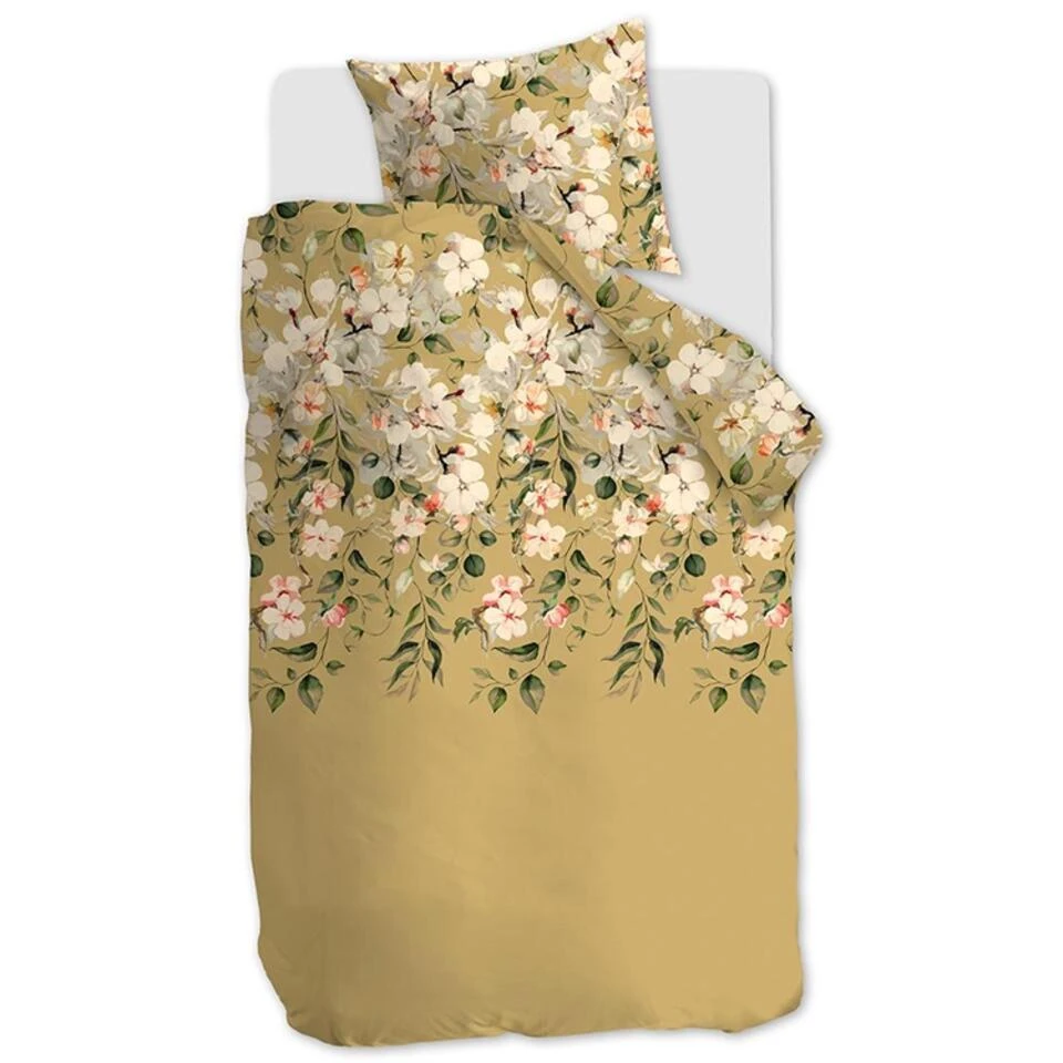 Ariadne At Home Dekbedovertrek Nostalgia Oker-2-persoons (200 X 200/220 Cm) 4 Ariadne At Home Dekbedovertrek Nostalgia Oker-2-persoons (200 X 200/220 Cm) - Afbeelding 2