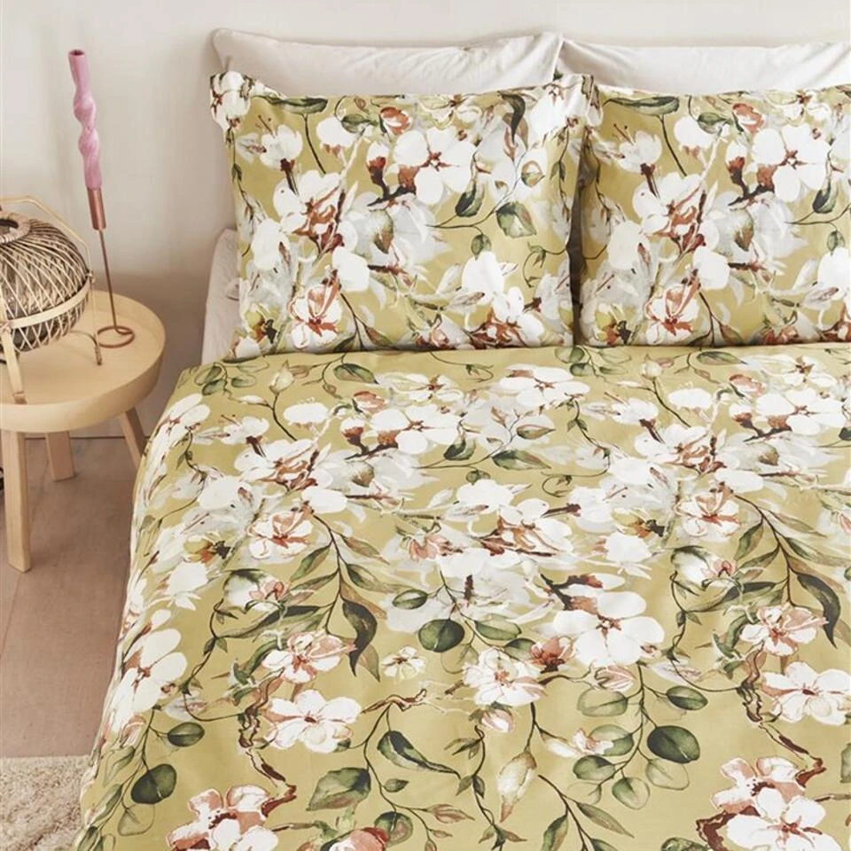 Ariadne At Home Dekbedovertrek Nostalgia Oker-2-persoons (200 X 200/220 Cm) 5 Ariadne At Home Dekbedovertrek Nostalgia Oker-2-persoons (200 X 200/220 Cm) - Afbeelding 3