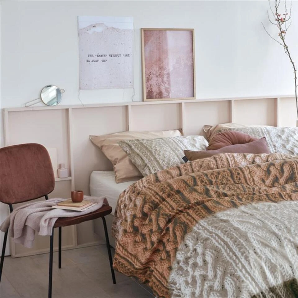 Ariadne At Home Dekbedovertrek Snug Bruin-Lits-jumeaux (240 X 200/220 Cm) 6 Ariadne At Home Dekbedovertrek Snug Bruin-Lits-jumeaux (240 X 200/220 Cm) - Afbeelding 4