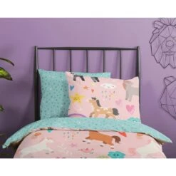 Good Morning Dekbedovertrek "Horses" - Multi - (100x135 Cm) -Kwaliteit Geselecteerde Dekbedovertrekkenwinkel 1000045555 0110