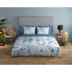 Good Morning Dekbedovertrek "Frozen" - Blauw - (140x220 Cm) -Kwaliteit Geselecteerde Dekbedovertrekkenwinkel 1000045567 0101