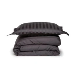 Damai Dekbedovertrek Katoen-satijn - 140x200/220cm - Grijs -Kwaliteit Geselecteerde Dekbedovertrekkenwinkel 1000051412 0101