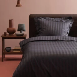 Damai Dekbedovertrek Katoen-satijn - 140x200/220cm - Grijs -Kwaliteit Geselecteerde Dekbedovertrekkenwinkel 1000051412 0103