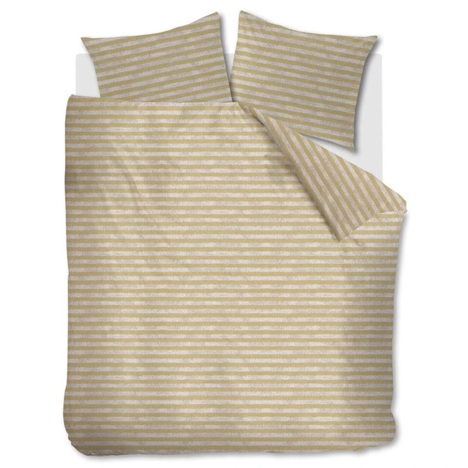 Ariadne At Home Dekbedovertrek Knit Stripes Naturel-2-persoons (200 X 200/220... 3 Ariadne At Home Dekbedovertrek Knit Stripes Naturel-2-persoons (200 X 200/220...