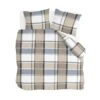 Byrklund - Dekbedovertrek Big Squares - 200x220 Cm - Zand -Kwaliteit Geselecteerde Dekbedovertrekkenwinkel 1000052527