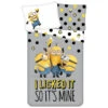 Minions Dekbedovertrek, It's Mine - Eenpersoons - 140 X 200 Cm - Katoen -Kwaliteit Geselecteerde Dekbedovertrekkenwinkel 1000053402