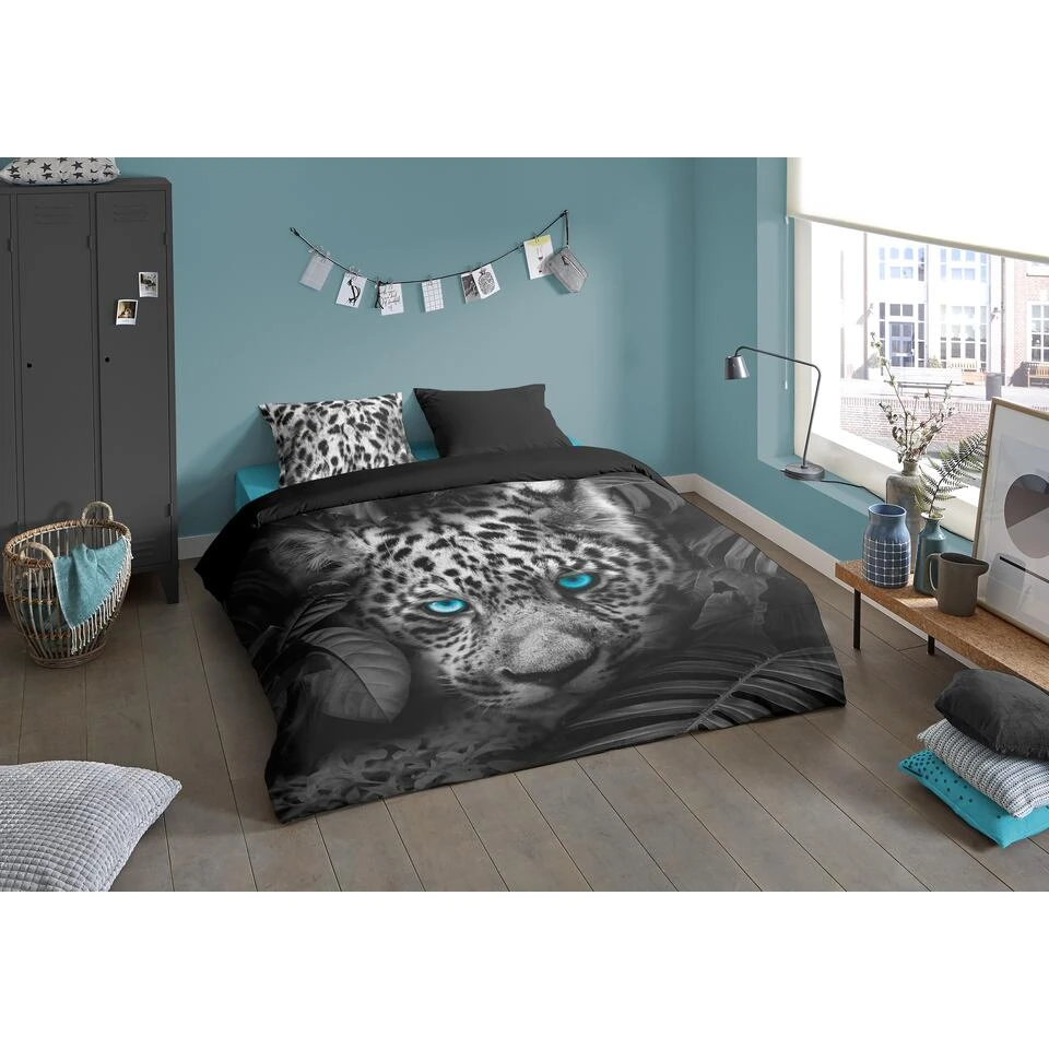 Pure Dekbedovertrek "Blue Eyes" - Antraciet - (240x220 Cm) 4 Pure Dekbedovertrek "Blue Eyes" - Antraciet - (240x220 Cm) - Afbeelding 2