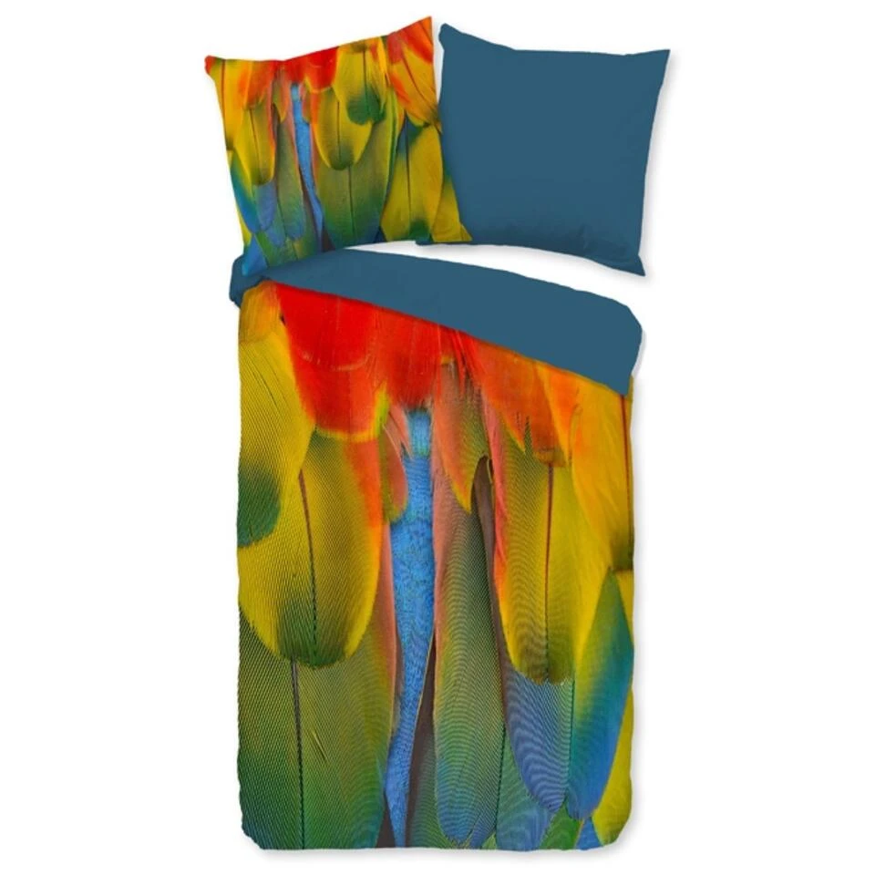 Pure Dekbedovertrek "Rainbow Feathers" - Multi - (240x220 Cm) 5 Pure Dekbedovertrek "Rainbow Feathers" - Multi - (240x220 Cm) - Afbeelding 3