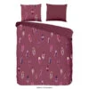 Pure Dekbedovertrek "Cos" - Bordeaux - (140x220 Cm)