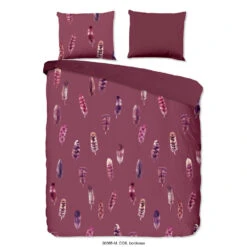Pure Dekbedovertrek "Cos" - Bordeaux - (140x220 Cm)
