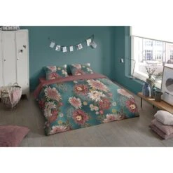 Pure Dekbedovertrek "May" - Petrol - (200x220 Cm) -Kwaliteit Geselecteerde Dekbedovertrekkenwinkel 1000054815 0101