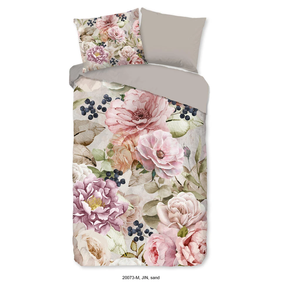 Pure Dekbedovertrek "Jin" - Zand - (140x220 Cm) 3 Pure Dekbedovertrek "Jin" - Zand - (140x220 Cm)