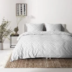 Cinderella Lilou - Dekbedovertrek - Satijn - 260x200/220 Cm - White