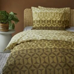 Damai Jada - Dekbedovertrek - Katoen - 260x200/220 Cm - Green -Kwaliteit Geselecteerde Dekbedovertrekkenwinkel 1000055067 0103
