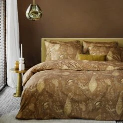 Damai Flamand - Dekbedovertrek - Satijn - 260x200/220 Cm - Gold Ocre -Kwaliteit Geselecteerde Dekbedovertrekkenwinkel 1000055098 0101