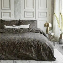 Damai Bellezza - Dekbedovertrek - Satijn - 260x200/220 Cm - Off Black -Kwaliteit Geselecteerde Dekbedovertrekkenwinkel 1000055099 0101