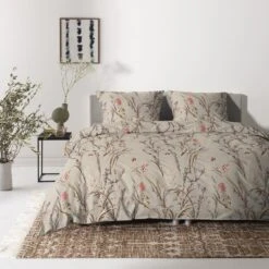 Cinderella Myrtle - Dekbedovertrek - Satijn - 200x200/220 Cm - Sand -Kwaliteit Geselecteerde Dekbedovertrekkenwinkel 1000055111 0101