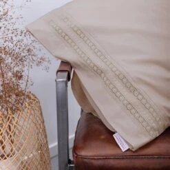 Town & Country Dekbedovertrek Camilla Zand-Lits-jumeaux (240 X 200/220 Cm) -Kwaliteit Geselecteerde Dekbedovertrekkenwinkel 1000056541 0102