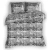 Satin D'Or Dekbedovertrek Zebra Zwart Wit-260x200/220
