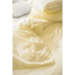 Dindi Home - Dekbedovertrek Forever Colours - 260x220 Cm - Geel -Kwaliteit Geselecteerde Dekbedovertrekkenwinkel 1000057342 0101