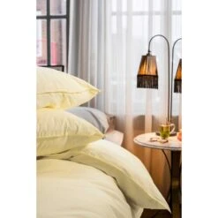 Dindi Home - Dekbedovertrek Forever Colours - 260x220 Cm - Geel -Kwaliteit Geselecteerde Dekbedovertrekkenwinkel 1000057342 0102