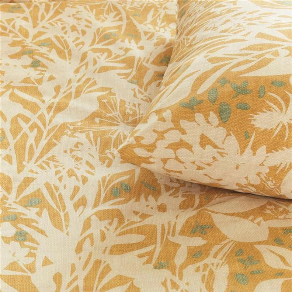 Ariadne At Home Dekbedovertrek Botanical Okergeel-Lits-jumeaux (240 X 200/220... 4 Ariadne At Home Dekbedovertrek Botanical Okergeel-Lits-jumeaux (240 X 200/220... - Afbeelding 2