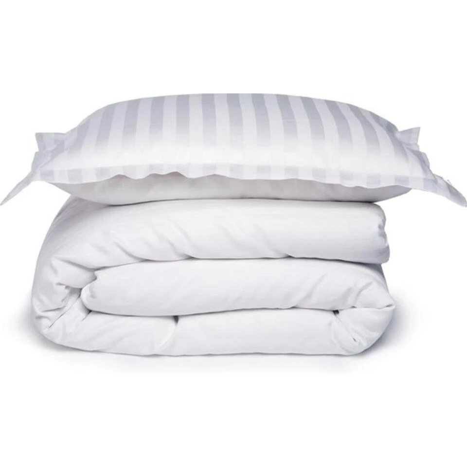 Dekbedovertrek Damai Linea White Satijn-240x200/220 4 Dekbedovertrek Damai Linea White Satijn-240x200/220 - Afbeelding 2