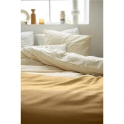 Dindi Home - Dekbedovertrek Wild Waves - 140x220 Cm - Zand -Kwaliteit Geselecteerde Dekbedovertrekkenwinkel 1000057433 0101
