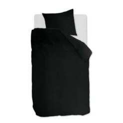 Ambiante Dekbedovertrek Uni Cotton Black-1-persoons (140 X 200/220 Cm)