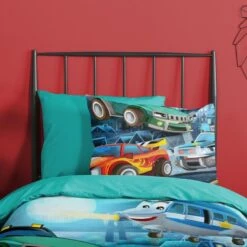 Good Morning Dekbedovertrek "Race" - Multi - (140x220 Cm) -Kwaliteit Geselecteerde Dekbedovertrekkenwinkel 1000061612 0103