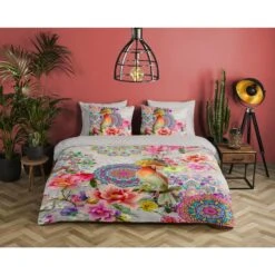 HIP Dekbedovertrek "Bindi" - Multi - (240x220 Cm) -Kwaliteit Geselecteerde Dekbedovertrekkenwinkel 1000061646 0101