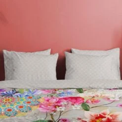 HIP Dekbedovertrek "Bindi" - Multi - (240x220 Cm) -Kwaliteit Geselecteerde Dekbedovertrekkenwinkel 1000061646 0102