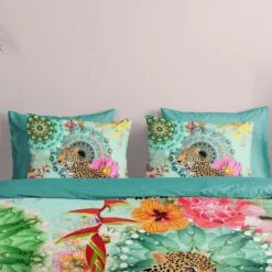 HIP Dekbedovertrek "Ximena" - Multi - (240x220 Cm) -Kwaliteit Geselecteerde Dekbedovertrekkenwinkel 1000061658 0102