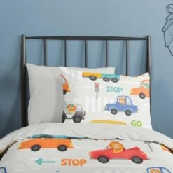 Good Morning Dekbedovertrek "Trafic" - Multi - (100x135 Cm) -Kwaliteit Geselecteerde Dekbedovertrekkenwinkel 1000061715 0102