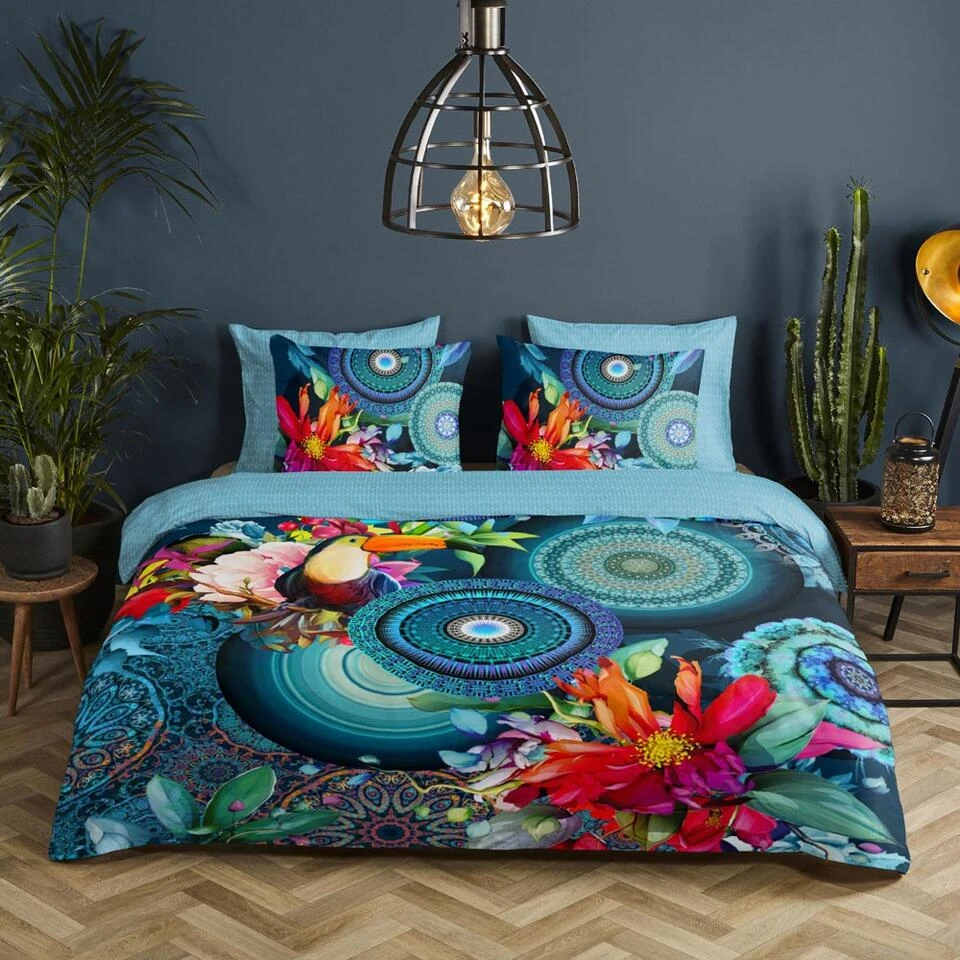 HIP Dekbedovertrek "Cailani" - Multi - (240x220 Cm) 5 HIP Dekbedovertrek "Cailani" - Multi - (240x220 Cm) - Afbeelding 3