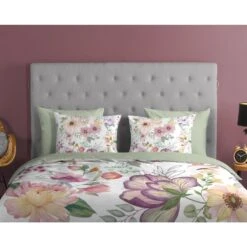 Good Morning Dekbedovertrek "Vera" - Wit - (140x220 Cm) -Kwaliteit Geselecteerde Dekbedovertrekkenwinkel 1000063271 0110