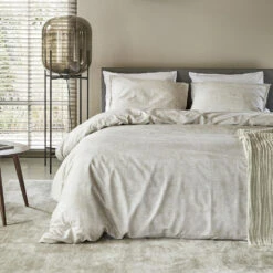 Damai Dekbedovertrek Ebba - Biologisch Katoen - 200x200/220 Cm - Beige -Kwaliteit Geselecteerde Dekbedovertrekkenwinkel 1000064222 0102