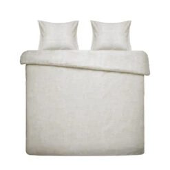 Damai Dekbedovertrek Ebba - Biologisch Katoen - 200x200/220 Cm - Beige