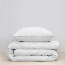 Damai Dekbedovertrek Ebba - Biologisch Katoen - 140x200/220 Cm - Off White -Kwaliteit Geselecteerde Dekbedovertrekkenwinkel 1000064224 0101