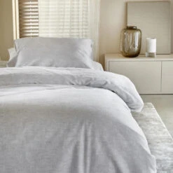 Damai Dekbedovertrek Ebba - Biologisch Katoen - 140x200/220 Cm - Off White -Kwaliteit Geselecteerde Dekbedovertrekkenwinkel 1000064224 0102