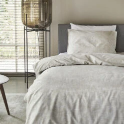 Damai Dekbedovertrek Ebba - Biologisch Katoen - 140x200/220 Cm - Beige -Kwaliteit Geselecteerde Dekbedovertrekkenwinkel 1000064226 0102