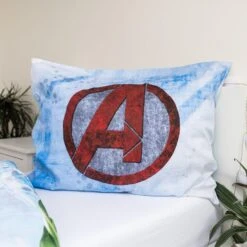 Marvel Avengers Dekbedovertrek, Heroes - Eenpersoons - 140 X 200 Cm - Katoen -Kwaliteit Geselecteerde Dekbedovertrekkenwinkel 1000064772 0103
