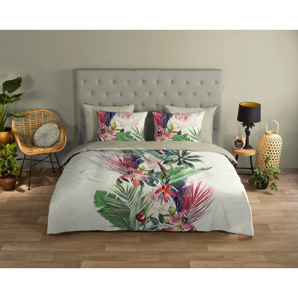 Good Morning Dekbedovertrek "Itanya" - Multi - (140x220 Cm) 4 Good Morning Dekbedovertrek "Itanya" - Multi - (140x220 Cm) - Afbeelding 2