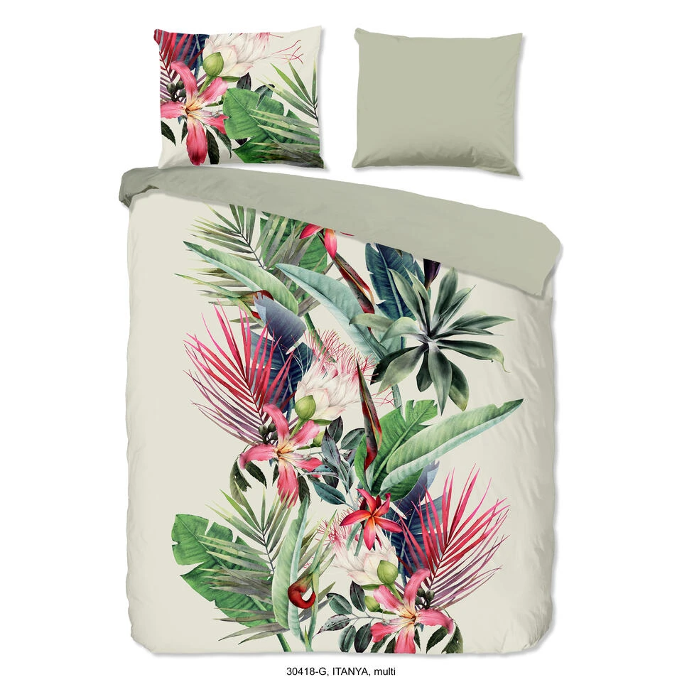 Good Morning Dekbedovertrek "Itanya" - Multi - (140x220 Cm) 3 Good Morning Dekbedovertrek "Itanya" - Multi - (140x220 Cm)