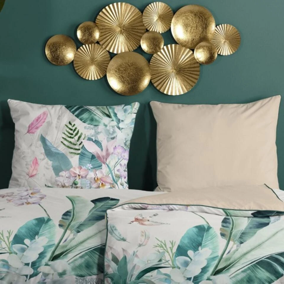 Descanso Dekbedovertrek Verdi-1-persoons (140 X 200/220 Cm) 5 Descanso Dekbedovertrek Verdi-1-persoons (140 X 200/220 Cm) - Afbeelding 3