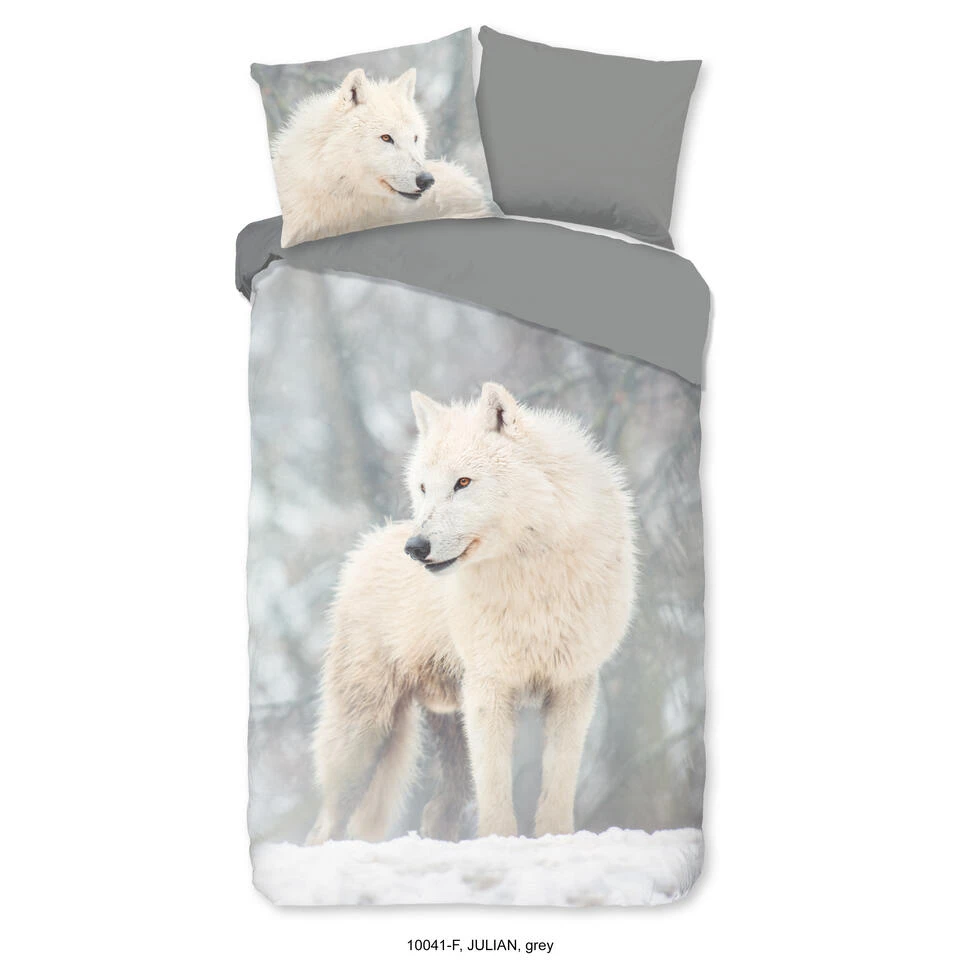 Good Morning Dekbedovertrek "Julian" - Grijs - (140x220 Cm) 3 Good Morning Dekbedovertrek "Julian" - Grijs - (140x220 Cm)