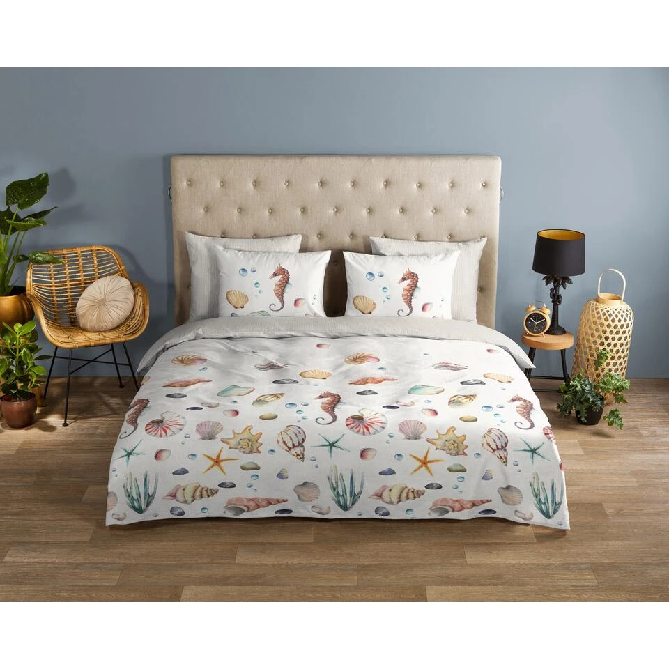 Good Morning Dekbedovertrek "Beachy" - Multi - (200x220 Cm) 4 Good Morning Dekbedovertrek "Beachy" - Multi - (200x220 Cm) - Afbeelding 2