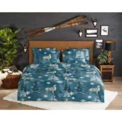 Good Morning Dekbedovertrek "Midnight" - Petrol - (200x220 Cm) -Kwaliteit Geselecteerde Dekbedovertrekkenwinkel 1000065913 0101